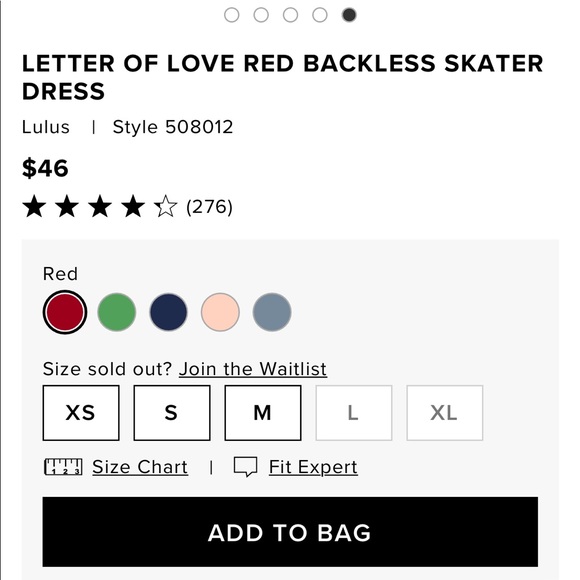 NWT- Beautiful Lulus Red Dress - Picture 2 of 3